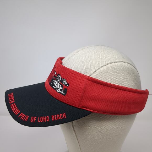 Toyota Grand Prix Of Long Beach Strapback Sun Visor Cap Red One Size My Hat Guy - Picture 3 of 9